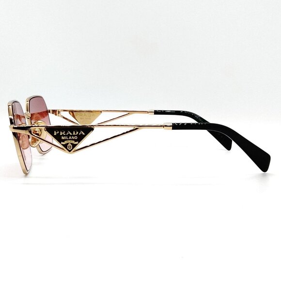 Prada Sunglasses SPRA51 Women's Gold mon-435-092425 - Picture 5 of 9